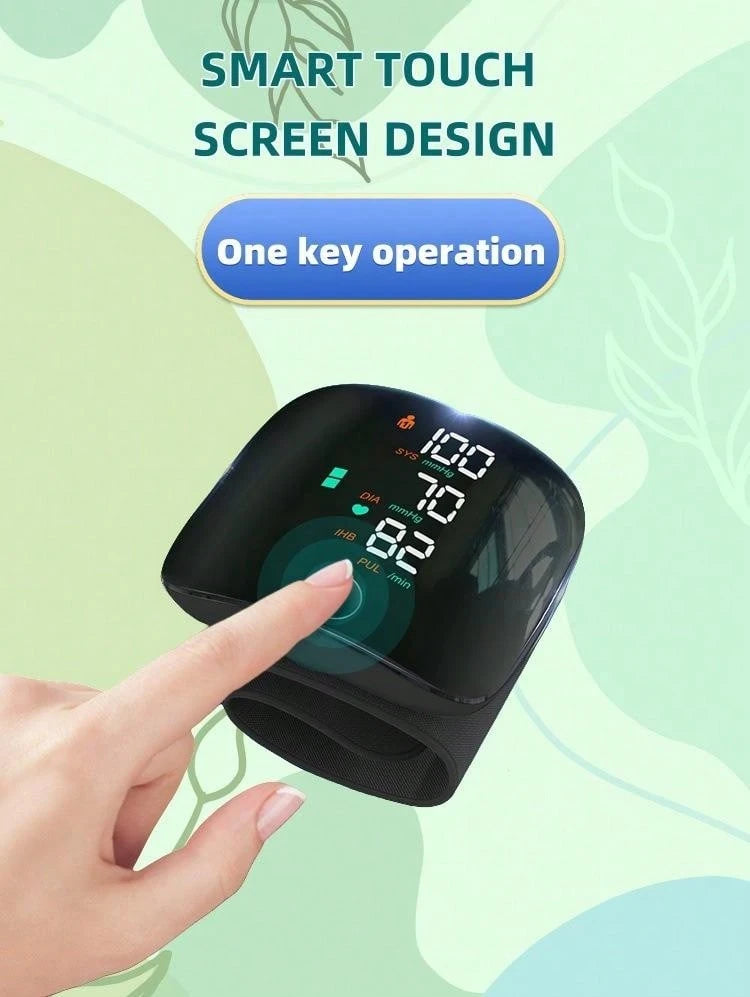 🔥Sale 50% Off🔥 Rechargeable LED Wrist Blood Pressure Monitor - Voice Broadcast
