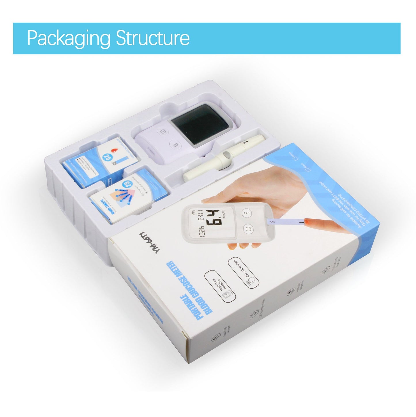 🔥Flash Deal – 50% OFF🔥Portable Blood Glucose Meter Kit